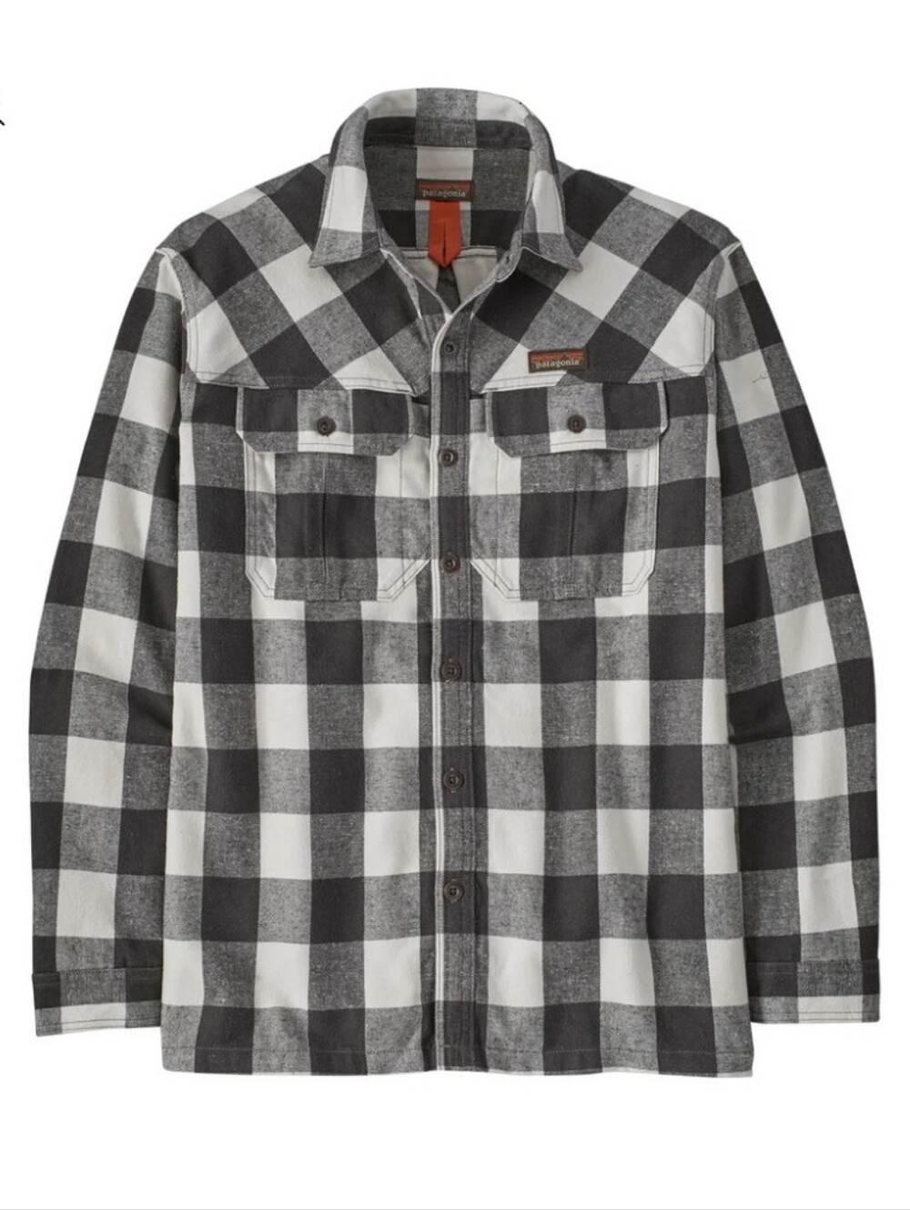 Patagonia Farrier's Work Shirt Hemp Great Plains White Plaid XL Gorpcore Buffalo